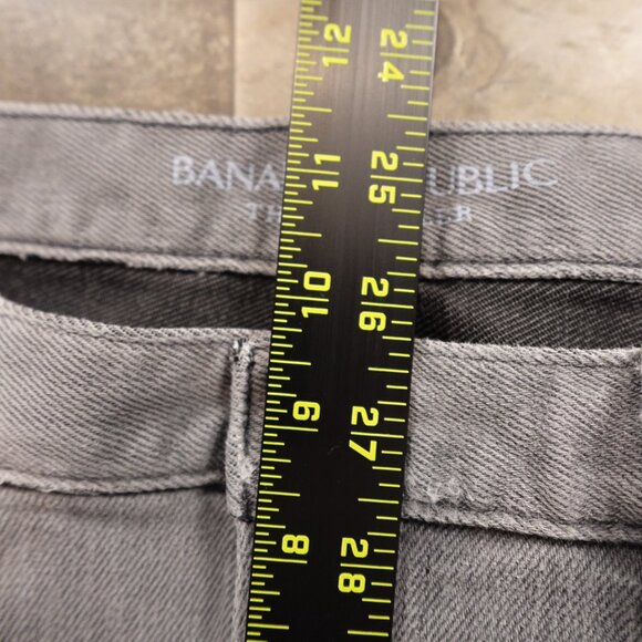 Banana Republic The Traveler Jeans Men’s 33x30 Gray Slim Casual Denim - Picture 5 of 13